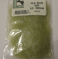 Ice dub Hareline UV lt olive